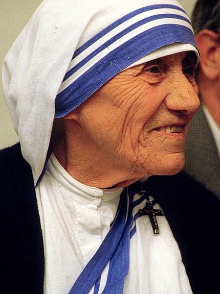 Photograph of Mother Teresa, by Trelio.