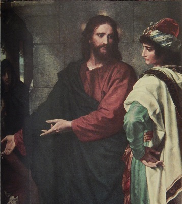 Christ and the Rich Young Ruler. Click to enlarge. See below for provenance.