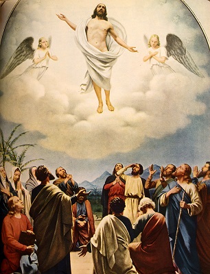 Christ Ascends into Heaven. Click to enlarge.