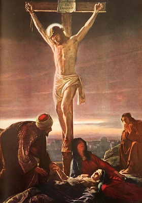 The crucifixion of Christ. Click to enlarge. See below for provenance.
