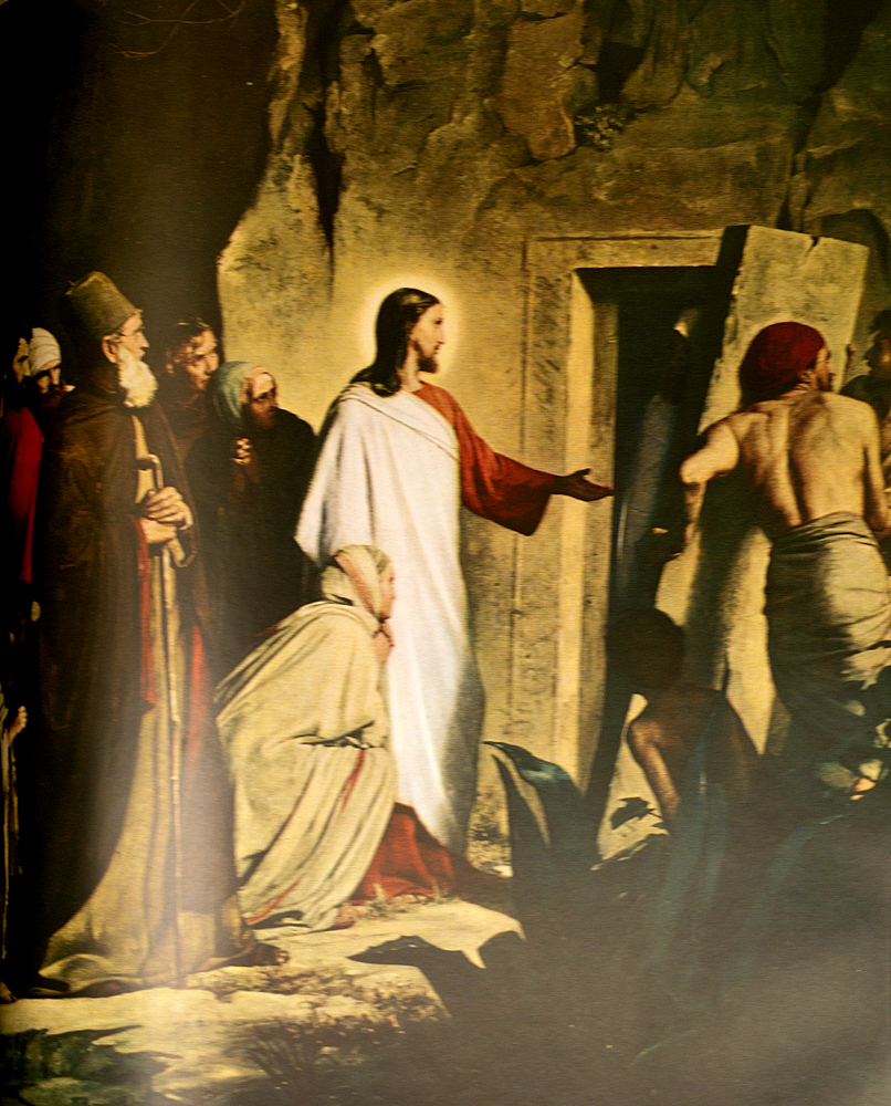 raising lazarus from the dead